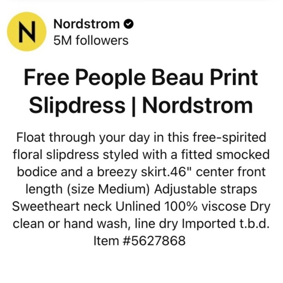 FREE PEOPLE 🌹’Beau’ Floral Print Smocked Maxi Dress - Picture 16 of 16